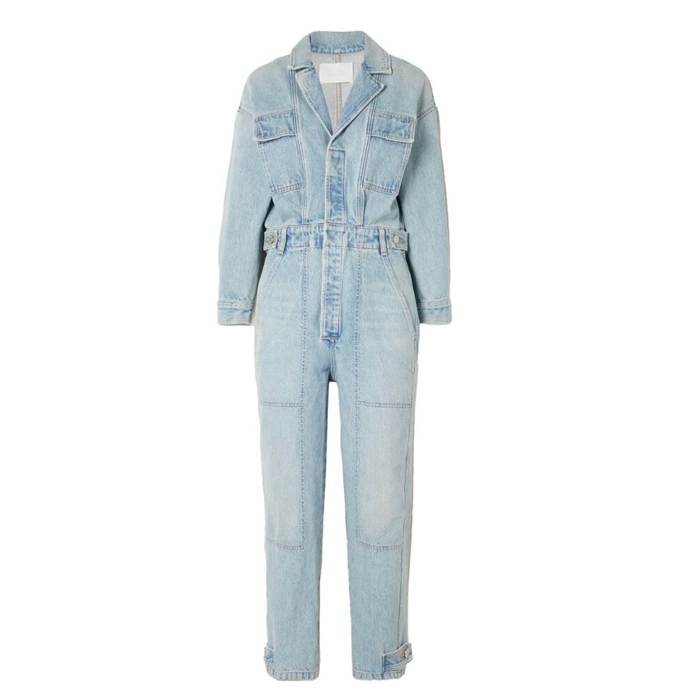 Citizens Of Humanity Sky Blue Denim Jumpsuit